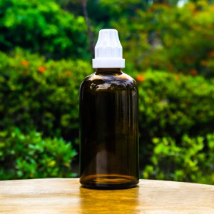 AMBER GLASS BOTTLE 100ML (PACK OF 120)