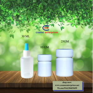 30ML DROPPER BOTTLE, 10GM &25GM CONTAINER COMBO PACK
